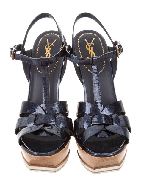 ysl tribute second hand|yves Saint Laurent platform heels.